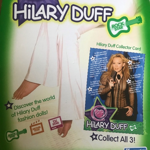HILARY DUFF Rare Vintage 2003 Rock Star Collectible Doll NWT - Picture 6 of 10